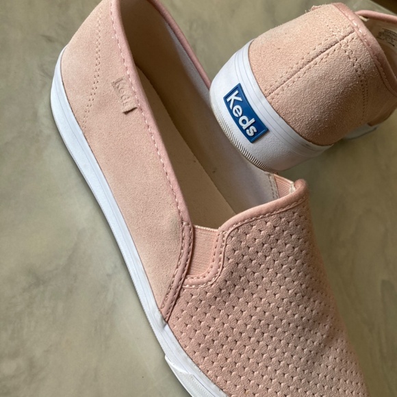 Keds Women’s Double Decker Slip-on Suede Leather Sneaker - Picture 4 of 11